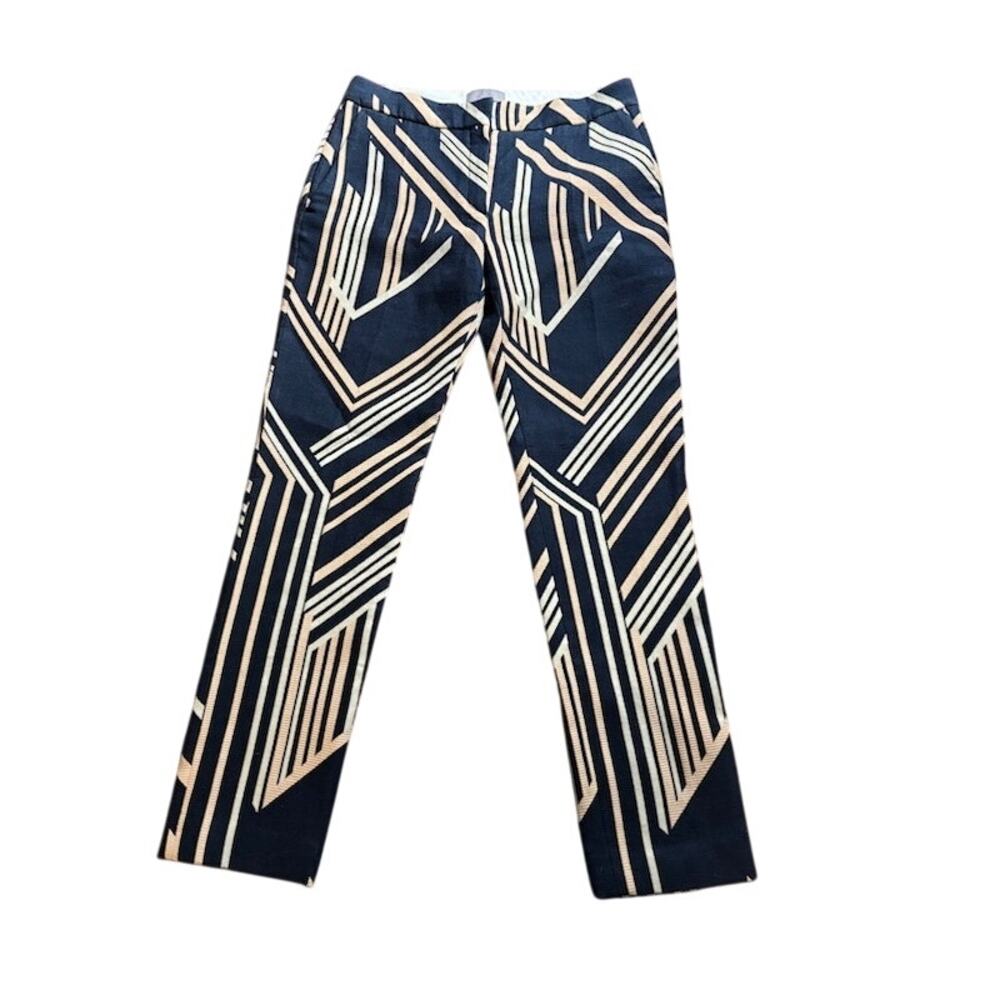 Mulberry Company Design Pants Trousers Graphic Print Made in Italy Women's sz 4